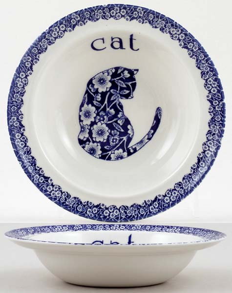 Cat Milk Saucer with rim
